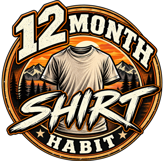 12 Month Shirt Habit